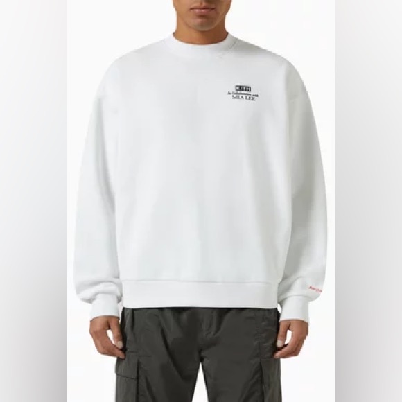 Kith Men's Classic White Crewneck Sweater